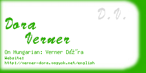 dora verner business card